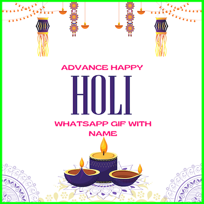 Happy Holi Wish Card Card